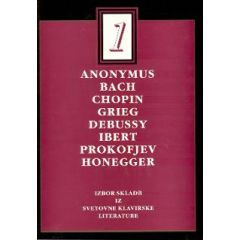 Izbor skladb iz svetovne klavirske literature, 1. zvezek