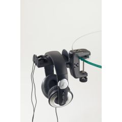 K&M 16085-000-55 DRŽALO ZA SLUŠALKE, Z NAMIZNO KLEMO