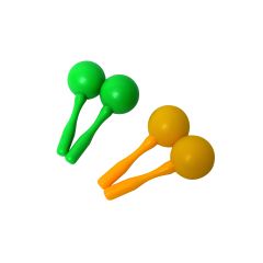 GOLDON 33770 Maracas 68 mm par