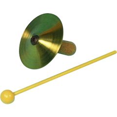 GOLDON 34020 Činela iz medenine 67 cm z usnjenim ročajem
