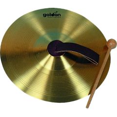 GOLDON 34120 Činela iz medenine 20 cm z udarjalko