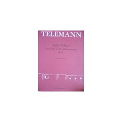 Telemann, arr. Herman U. - SUITE F-DUR for block flute quartet