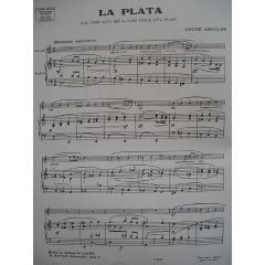 Ameller, A. - LA PLATTA for alto or tenor saxophone and piano