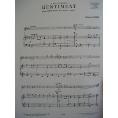 Blin, L. - GENTIMENT for alto saxophone and piano