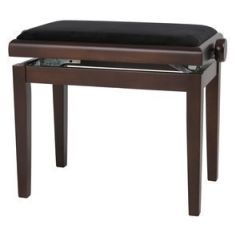 GEWA 130.110 Klavirska klop Deluxe Oreh temna mat