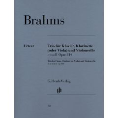 Clarinet Trio a minor op. 114 for Piano, Clarinet (or Viola) and Violoncello