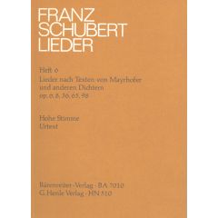 Songs with Lyrics by Mayrhofer and other Poets