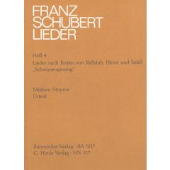 Songs with Lyrics by Rellstab, Heine and Seidl