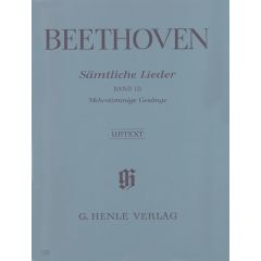 Complete Songs for Voice and Piano, Volume III (Songs for several voices with Piano, partly for choir)