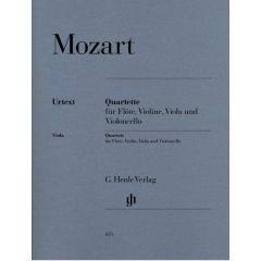 Flute Quartets for Flute, Violin, Viola and Violoncello