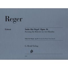 Suite e minor for Organ op. 16 - composer´s transcription for Piano four-hands (First Edition)