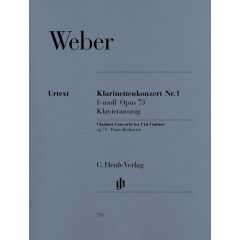 Clarinet Concerto and Orchestra No. 1 f minor op. 73
