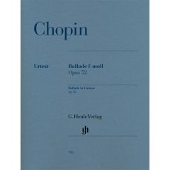 Ballade in f minor op. 52
