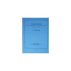 Tournier, F. - VARIATIONS (sur un theme de Claude Lejeune) for alto saxophone and piano
