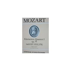 Mozart, W. A. - KLARINETTEN QUARTETT 1, op. 79