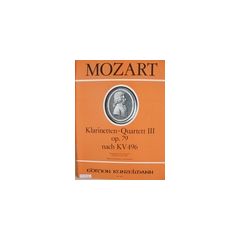 Mozart, W. A. - KLARINETTEN QUARTETT 3, op. 79