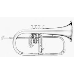 B&S FBX-S Bb Flugehorn X-LINE, piston valves