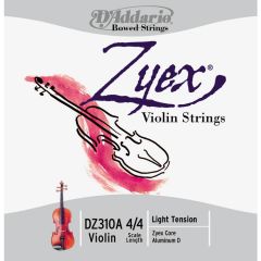 DADDARIO ZYEX STRUNE ZA VIOLINO, KOMPLET SILVER D 4/4 MEDIUM