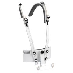 MAJESTIC MD-821 Aluminium nosilec za marching bas boben WHITE