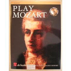 PLAY MOZART ZA Bb KLARINET, KNJIGA + CD