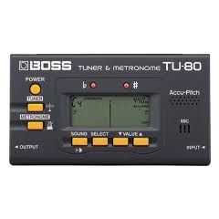 BOSS TU-80 digitalni tuner in metronom - črna