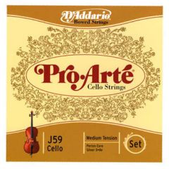 D'Addario PROARTE CELLO SET 1/2MED